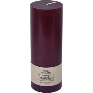 Vínově červená svíčka Eco candles by Ego dekor Friendly, doba hoření 60 h obraz