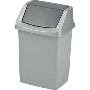 Šedý odpadkový koš Curver Click-it, 15 l obraz