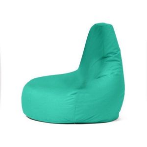Tyrkysový sedací vak Drop – Floriane Garden obraz