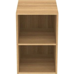 Nízká závěsná koupelnová skříňka v dekoru dubu v přírodní barvě 40x63 cm i.Life B – Ideal Standard obraz