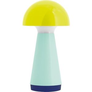 LED stmívatelná stolní lampa v žluté a světle modré barvě (výška 18 cm) Bobbi – Remember obraz