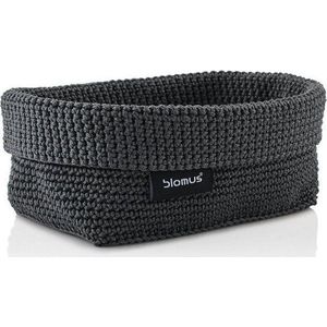 Tmavě šedý úložný košík Blomus Rope, 11, 5 x 20 cm obraz