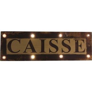 Svítící cedule Antic Line Caisse obraz