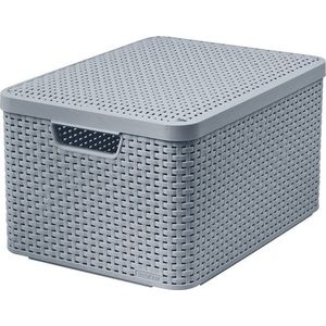 Šedý plastový úložný box s víkem 33x44, 5x25 cm Style – Curver obraz