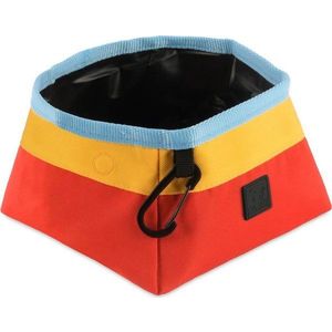 Textilní skládací cestovní miska ø 18 cm Sunrise – P.L.A.Y. obraz