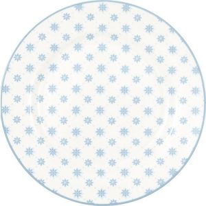 Modrý porcelánový dezertní talíř Green Gate Laurie, ø 20, 5 cm obraz