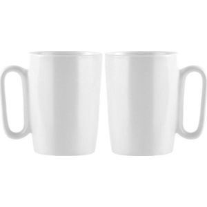 Bílé hrnky z kameniny v sadě 2 ks 250 ml Fuori – Vialli Design obraz