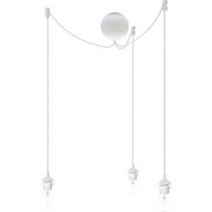 Bílý trojitý závěsný kabel ke svítidlům UMAGE Cannonball obraz