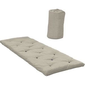 Béžová futonová matrace 70x190 cm Bed In A Bag Linen Beige – Karup Design obraz