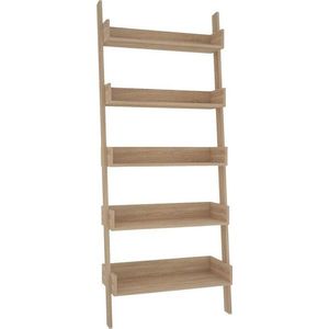 Knihovna v dekoru dubu v přírodní barvě 80x195 cm Only – Kalune Design obraz