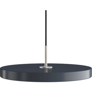 Antracitové LED závěsné svítidlo s kovovým stínidlem ø 43 cm Asteria Medium – UMAGE obraz