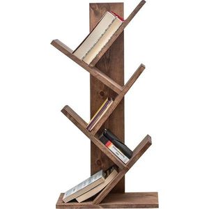 Regál v dekoru ořechu v přírodní barvě 35x90 cm Cemo – Kalune Design obraz
