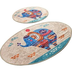 Koupelnové předložky v sadě 2 ks 60x100 cm Etnic – Foutastic obraz