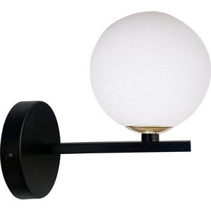 Černé nástěnné svítidlo Kama – Candellux Lighting obraz