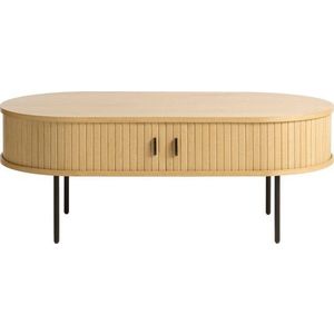 Konferenční stolek v dekoru dubu v přírodní barvě 60x120 cm Nola – Unique Furniture obraz