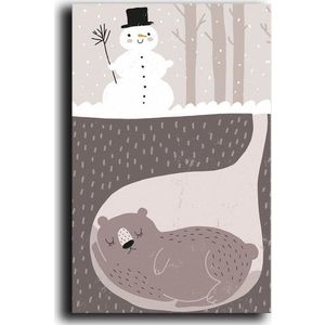 Dětský obrázek 45x70 cm Winter – Wallity obraz