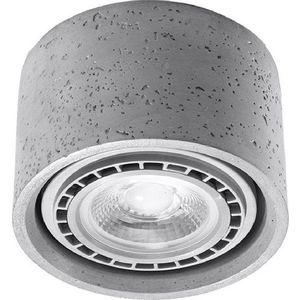 Šedé bodové svítidlo ø 14 cm Spattio - Nice Lamps obraz