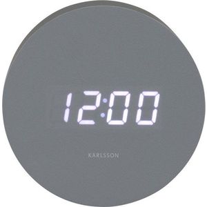Digitální budík ø 9 cm Spry Round – Karlsson obraz