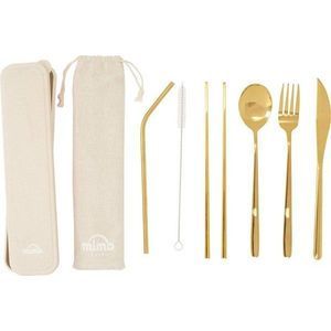 Nerezový příbor ve zlaté barvě 6 ks Mimo – Premier Housewares obraz