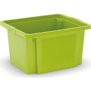 Zelený plastový úložný box 42x35x23 cm H-Box S – KIS obraz
