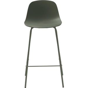 Khaki plastová barová židle 92, 5 cm Whitby – Unique Furniture obraz