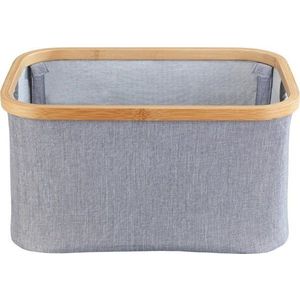 Skládací úložný koš Wenko Baharui Bamboo obraz