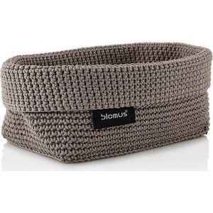 Hnědý úložný košík Blomus Rope, 11, 5 x 20 cm obraz