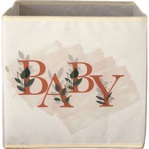 Béžový látkový úložný box 30x30x30 cm – Mioli Decor obraz