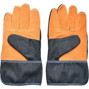 Modro-oranžové zahradnické rukavice Esschert Design Denim obraz
