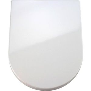Bílé WC sedátko se snadným zavíráním Wenko Premium Palma, 46, 5 x 35, 7 cm obraz