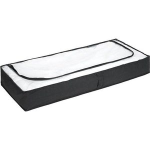 Černý úložný box pod postel Wenko, 105 x 45 cm obraz