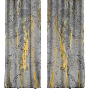 Závěsy v šedo-zlaté barvě v sadě 2 ks 140x260 cm – Mila Home obraz