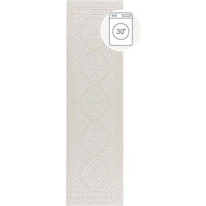Krémový pratelný běhoun z žinylky 60x240 cm Jaipur – Flair Rugs obraz