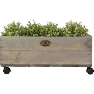 Truhlík z borovicového dřeva na kolečkách Esschert Design, šířka 59 cm obraz