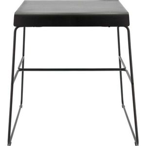Černý kovový jídelní stůl 58x75 cm A-Café – Zone obraz