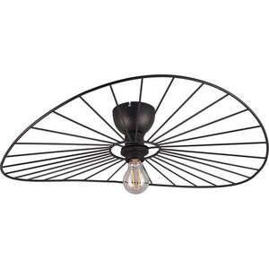 Matně černé stropní svítidlo ø 60 cm Chapeau – Trio obraz