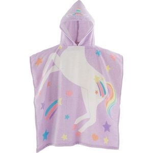 Fialové bavlněné dětské pončo Unicorn – Catherine Lansfield obraz