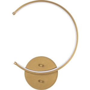 LED nástěnné svítidlo ve zlaté barvě ø 10 cm Moon – Opviq lights obraz