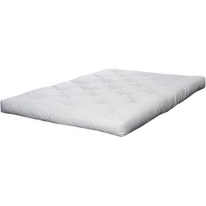 Bílá měkká futonová matrace 140x200 cm Sandwich – Karup Design obraz