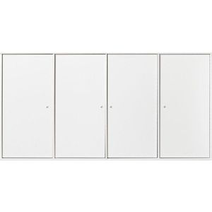 Bílá nástěnná komoda Hammel Mistral Kubus, 136 x 69 cm obraz
