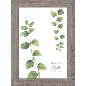 Šedý nástěnný rámeček Styler Narvik, 27 x 36 cm obraz