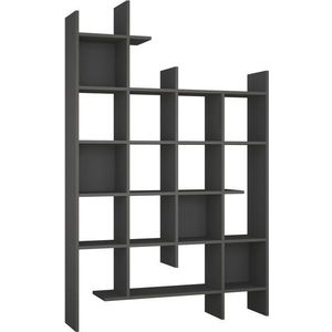Antracitová knihovna 122x188 cm Manco – Kalune Design obraz