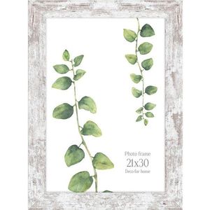 Světle šedý nástěnný rámeček Styler Narvik, 27 x 36 cm obraz