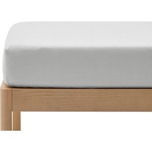 Bílé napínací prostěradlo z bavlněného perkálu 70x140 cm Fleno – Kave Home obraz