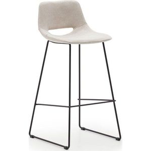 Béžová barová židle (výška sedáku 76 cm) Zahara – Kave Home obraz