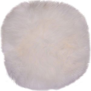Bílá ovčí kožešina House Nordic Circle, ⌀ 35 cm obraz