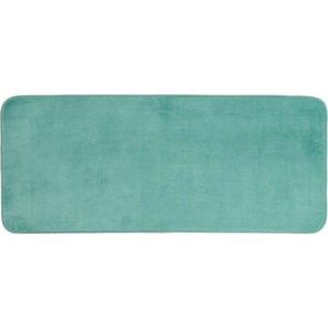 Tyrkysová koupelnová předložka 50x120 cm Vitamine – douceur d'intérieur obraz