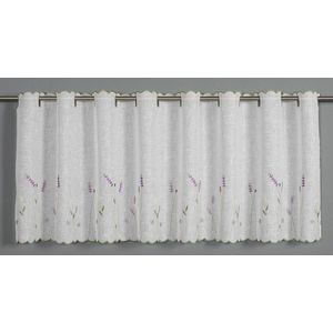 Bílá záclona 135x45 cm Lavender – Sehlbach obraz