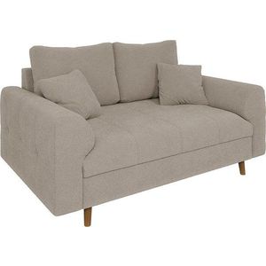 Béžová pohovka z textilie bouclé 150 cm Ariella – Ropez obraz