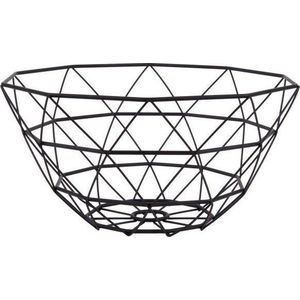 Černá mísa na ovoce PT LIVING Diamond, ⌀ 30 cm obraz
